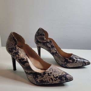 Penny Loves Kenny Snake Print Stiletto Pump Size Women's 6.5